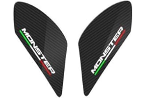 UPIKIT Motorrad Kraftstoff Tank Pad Aufkleber Tankpad Aufkleber Tank Abdeckung Dekoration für Ducati Monster 797 821 1200 EVO (Farbe : 2)