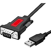XTVTX USB to RS232 Serial Cable, USB to Serial Adapter, USB to RS-232 Male (9 Pin) DB9 Serial Cable, with PL2303 Chipset for 