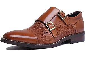 JUSTIN REECE ENGLAND JUSTINREESS England Colin Mens Monk Leather Shoese