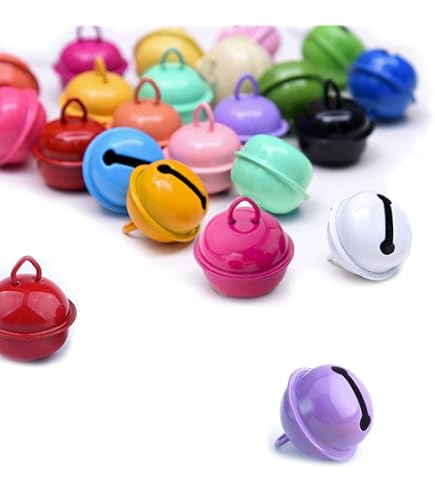 Bunte Glöckchen Bastelglöckchen Weihnachtsglöckc Produktbild-Vorschau 4