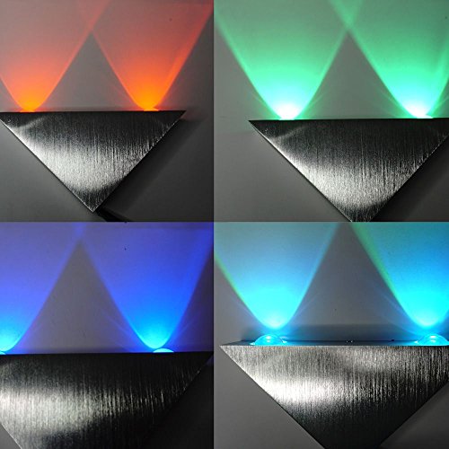 Preisvergleich Produktbild D501 LED Aluminium Wandleuchte (6 Watt / RGB)