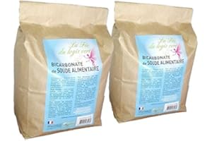 Eco-conseils - bicarbonato de sodio alimentario (de 1 a 25 kg), embalaje 100% ecológico 5 kg