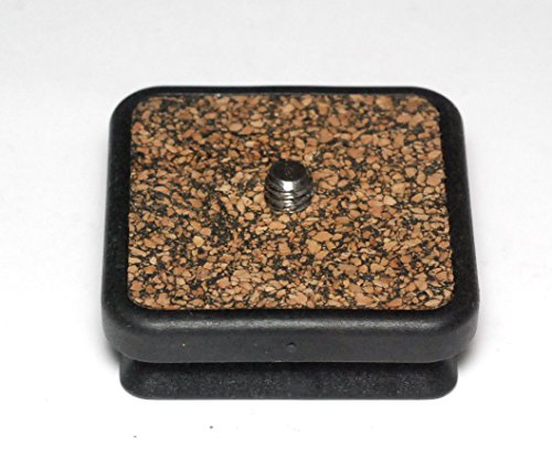 Cullmann Primax px658 - Placa de Acoplamiento rápido con Tornillo de Conector (para 350/370 m/380/390) Negro/Corcho