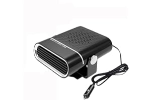 Mokeum Portable Car Heater, Auto Heater Fan for 12V 150W Heater Quickly Defrost Defogger Demister Heat Cooling Fan Auto Dryer Windshield Defroster Plug in Cigarette Lighter