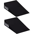 Squat Wedge Ramp Non-Slip YOGA Pilates Block Slant Board Calf Stretcher, Heavy Duty 2pcs EVA Foam Foot Ankle Knee Stretcher Leg Extender, Incline Board Platform For Heel Elevated Squat and Calf Raise