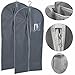 Produktbild LS Design 2x Reise Kleidersack Kleiderschutzhülle Kleiderhülle 60x135 cm Vlies Grau Anthrazit