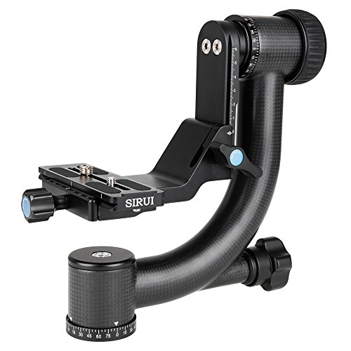 SIRUI PH-20 Gimbal Head (Carbon, Hhe: 230mm, Gewicht: 1.1kg, Belastbarkeit: 20kg) mit Tasche und Gurt