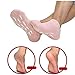 Pinkiou Softening Spa Gel Socks for Cracked Skin Moisturising Foot Care Exfoliating Dry Heel Booties Pedicure (Pink)