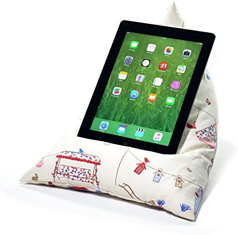 eBean Tablet Cushion - SUMMER GARDEN - beanbag stand lap holder suitable for all iPads tablets and ebook readers