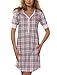 Italian Fashion Yara Short Sleeve Maternity/Nursing Nightdress,Size L,Pink
