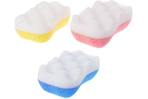 EELABPER Spugne massaggianti esfolianti per il corpo, spugna da bagno e doccia, colore casuale, durevole e utile