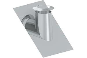 JEREMIAS Ø 150 mm Schornstein - Dachdurchführung 36° - 45° mit Bleirand inkl. Wetterkragen