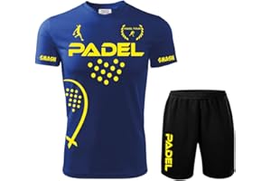 ZENA Abbigliamento Sportivo Completo Padel Uomo T-Shirt e Pantaloncino in Tessuto Dry Fit Elasticizzato e Traspirante Completamente Made in Italy. Ampia Scelta di Taglie e Colori