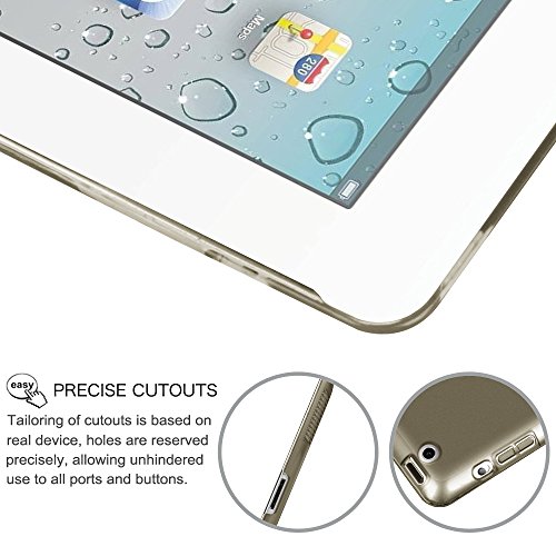 Fintie iPad 2 / 3 / 4 Hülle Case – Ultra Slim Superleicht Schutzhülle mit Lichtdurchlässig Rückseite Abdeckung Smart Cover Tasche mit Auto Schlaf / Wach und Standfunktion für Apple iPad 2 / iPad 3 / iPad 4 Retina Tablet, Schwarz - 5