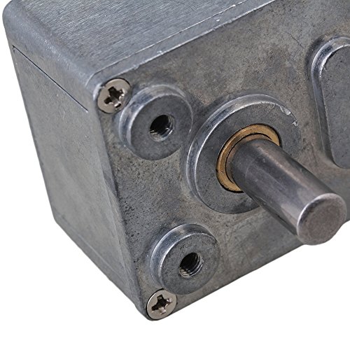 BQLZR DC 12V 2RPM Quadratisch hohe Drehmomente Turbo Schnecken Getriebe Motor Rechtwinklig Getriebemotor Langlebig Bequem - 4
