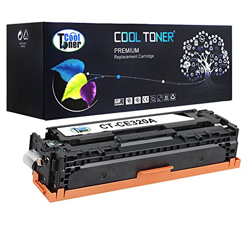 Cool Toner kompatibel toner fuer CE320A(128A) Tonerkartusche replacement fuer HP LaserJet Pro CP1525N CP1525NW, CM1415FN CM1415FNW MFP,Schwarz, 1-Pack,2000 Seiten