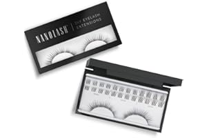 Rzęsy bondingowe do samodzielnego przedłużania w domu Nanolash DIY 36 kępek rzęs - kępki rzęs DIY, cluster lashes DIY, kępki do samodzielnej aplikacji, sztuczne rzęsy w kępkach (INNOCENT)