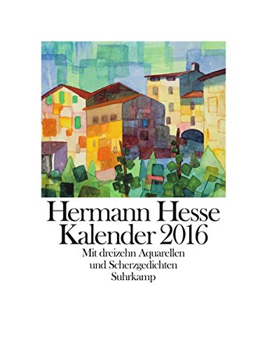 Kalender 2016: Mit dreizehn Aquarellen und Scherzgedichten Buchen