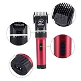 KYG Tierhaarschneider mit 2000mAh Lithium-Batterie Haarschneider Hund