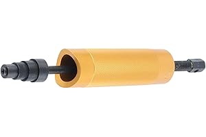 BEDIFFER Piston Pin Puller 12 to 24mm Aluminum Alloy Orange Black Removal Tool Universal for Motorcycle