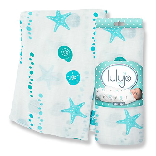 Lulujo Bambú muselina Wrap (Playa)