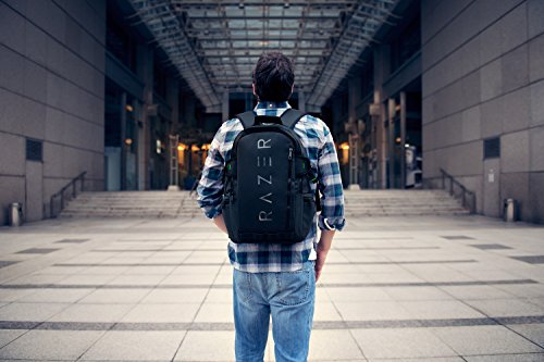 Razer Rogue Laptop Rucksack (für Gamer, Wasserfester mit schützender Innengestaltung und bis 15 Zoll) schwarz - 6