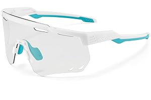 ROCKBROS Polarized/Photochromic Sports Sunglasses Cycling Glasses for Men Women UV400 Protection TR90 Frame Fashion Windproof Eyewear