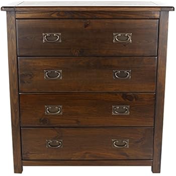 Core Products Four Drawer Chest Wood Rich Dark Brown Amazon Co