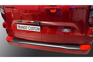 RGM ABS Rear bumper protector compatible with Ford Transit Custom (V710) 2023- / Volkswagen Transporter T7 2024- Black