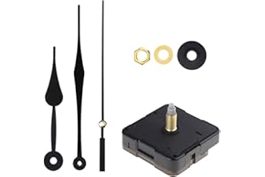 PSDNDEWW Reloj de repuesto para reloj de pared, mecanismo de movimiento, funciona con pilas para reloj de pared