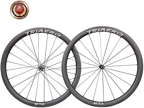 IMUST Carbon Road Bike Clincher Tubuless Ready Wheelset 40mm Deep 25mm Wide Enduro Ceramic Bearings Hubs