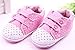 Infant Toddler Baby Girl Soft Sole Crib Shoes Cotton Antislip Sneaker 0-18 Months (3-6 Months, pink)