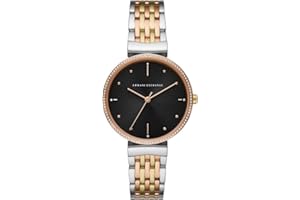 Armani Exchange Watch For Women, Quartz Movement and 36mm Case Size with Stainless steel, Leather or Silicone strap