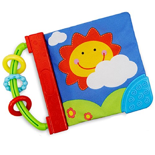 Amison Kid Cloth Book Infant Baby Intelligence Development Toy Cognize Books (pattern3)