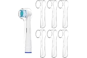 Copertura spazzolino Elettrico Compatibile Con Oral B - Copri spazzolino - Comodo da Viaggio e più Sanitario per Una Migliore Salute, Di HSYTEK (Trasparente, 6)