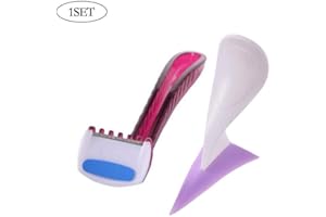 BONTAND 3 szt./zestaw damski trójkątny kształt bikini dedykowane prywatne szablony do golenia seksowne kobiece włosy łonowe maszynka do golenia intymne narzędzie do modelowania