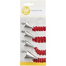 RoadLoo Spritztüllen Set 10-tlg - Edelstahl Spritzbeutel Für Kuchen Dekoration