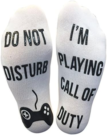 BRING ME SOCKS ''Do Not Disturb I'm Playing Call Of Duty Funny Gaming Socks