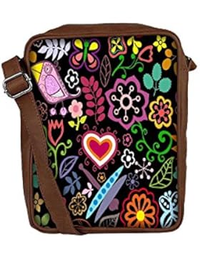 Snoogg , Damen Umhängetasche mehrfarbig multi