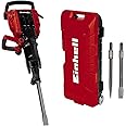 Einhell Demolition hammer TE-DH 50 (1.700 W, 50 J single impact power, SDS-hex chuck, vibration-cushioned main handle, soft start function, incl. pointed and flat chisel)