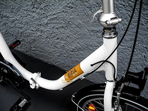 20″ Zoll Alu MIFA Klapp Fahrrad Faltrad Klapprad Shimano Folding Bike weiss - 2