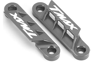 Modeer per Yamaha Tmax 560 Tech Max 2020-2023 Tmax 530 SX DX 2017-2020 Moto CNC Coppia Parafango anteriore Piastra dell'asse Slider decorativo tmax530 tmax560 techmax Accessori (grigio)