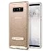 Produktbild Samsung Galaxy Note 8 Hülle, Spigen® [Crystal Hybrid] Glitzer Design [Gold Quartz] 2-teilige Premium Handyhülle Silikon TPU Schale + PC Rahmen Mit Integrierten Metall-Kickstand Schutzhülle für Samsung Note8 Hülle Case Cover - Gold Quartz (587CS21844)