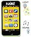 Produktbild alles-meine.de GmbH Smartphone - Handy mit 40 Sound´s & Musik & Licht -  GRÜN  - incl. Name - für Kinder / Jungen & Mädchen - Auto - elektrisches Kinderhandy - Telefon - Lernha..