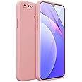 LIRAMARK Silicone Soft Back Cover Case for Oppo F9/F9 Pro/A5/A5s/A7/A11k/A12/Realme 2/2 Pro/U1 (Pink)