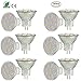 Produktbild Ei-Home 5733-9SMD MR11 Lampen, AC / DC 10-30V Flutlichtlampe, ersetzen Halogenlampe, 35X35mm, GU4.0 Basisstrahler für Zuhause, Landschaft, Einbau, Track Beleuchtung, Warmweiß, Packung mit 6