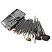 32 PCS Makeup Brush Set Eyeshadow Eyebrow Blush Lip Brush + Black Pouch Bag