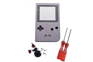 Henghx Ersatz Voll Gehäuse Shell Cover Hülle Teile Set w/Objektiv&Schraubendreher für Nintendo Gameboy Pocket GBP Console