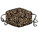 Produktbild Black Gold Rose Mouth Mask Unisex Anti-dust Cotton Face Mask for Men and Women, Boys and Girls