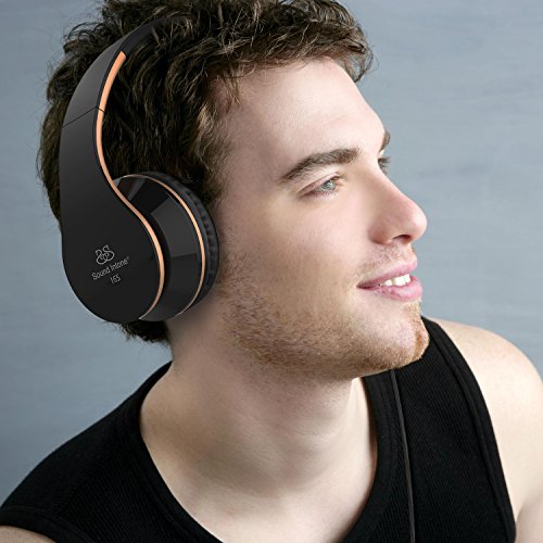 Sound Intone I65 plegable auriculares con cable de audio de 3 5 mm peso ligero lo largo de la oreja los auriculares auriculares con control de volumen en l nea y micr fono para PC Iphone Ipad Samsung Android Negro Oro reviews Sound Intone I65 plegable auriculares con cable de audio de 3 5 mm peso ligero lo largo de la oreja los auriculares auriculares con control de volumen en l nea y micr fono para PC Iphone Ipad Samsung Android Negro Oro